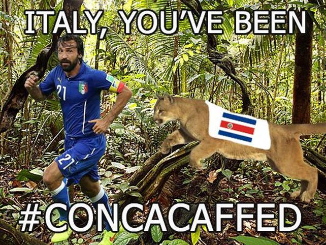 La victoria de Costa Rica trajo cola... y afiches