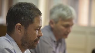 El presidente de Central, Rodolfo Di Pollina, y el vice Ricardo Carloni se refieron a la carta anónima dejada en la sede de calle Mitre.