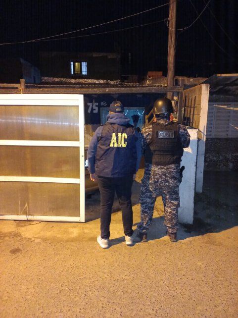 Los allanamientos en los que cayó César fueron en la zona sur de la ciudad.