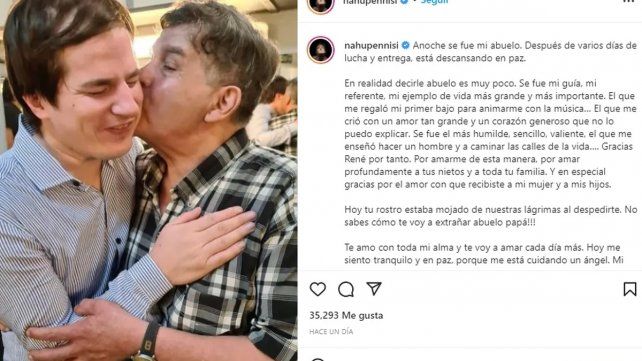 El llanto de Nahuel Pennisi al hablar de lo que le dijo su hijo ante su ceguera