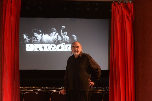 Néstor Zapata, en la histórica sala Arteón. 