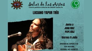 Luciano Yapur Trío en el Solar de las Artes
