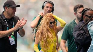 Todas las miradas están puestas sobre el rostro juvenil y la energía de la colombiana Shakira&nbsp;