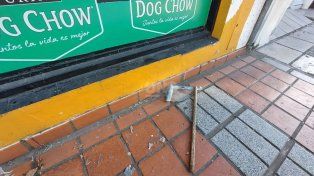 La veterinaria asaltada en barrio Mariano Comas.