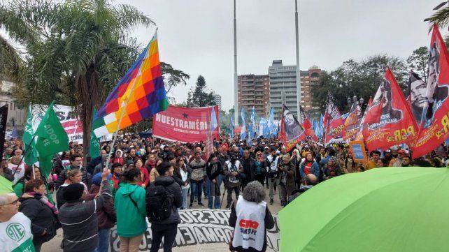 En la ciudad de Santa Fe, dos marchas repudiaron la represión en Jujuy