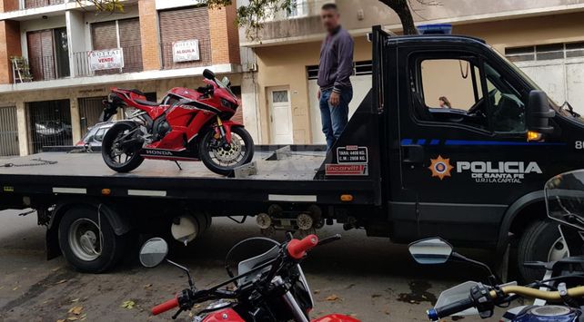 motos secuestradas ate