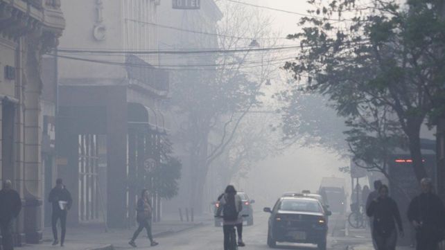 Rosario viene de una seguidilla de días respirando el humo de las quemas en las islas. 