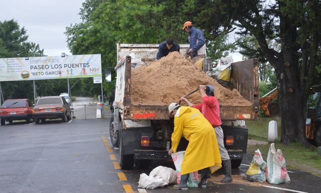 Así está Nogoyá tras las lluvias torrenciales