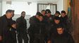 José López es trasladado en medio de un importante operativo. José López es trasladado en medio de un importante operativo.