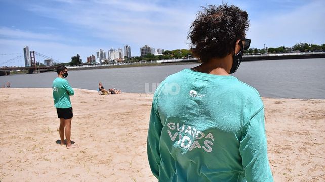 Guardavidas en las playas de Santa Fe