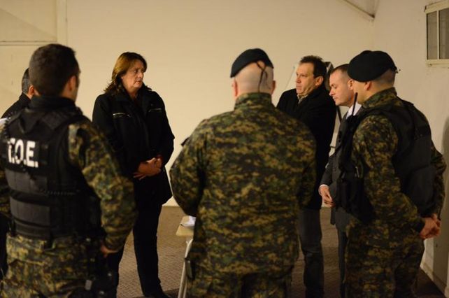 Imagen del preparativo de las Tropas de Operaciones Especiales (TOE).