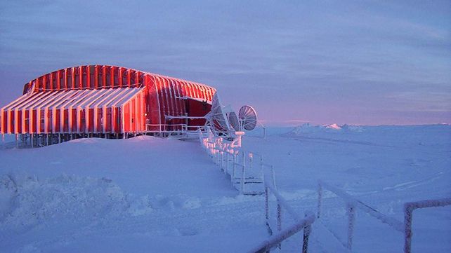 Frío extremo. El invierno es muy inhóspito en la Antártida.&nbsp;