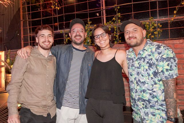 Joaquín Gamba, María Eugenia Peyrano, Sebastián Fandiño y Martín Pueblas