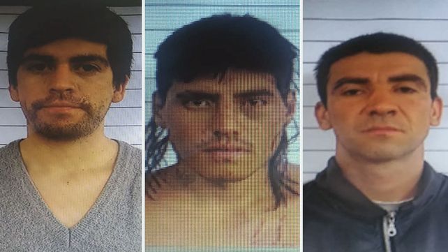 Los tres presos evadidos de la comisaría: &nbsp;José Luis Oliva de 32 años