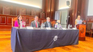 El presidente de la Corte Suprema de Justicia de Santa Fe, Daniel Erbetta, y su par de Tucumán, Daniel Leiva, firmaron un convenio de cooperación estratégica y tecnológica.&nbsp;