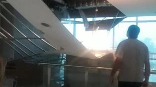Cedió parte del cielorraso en el Cemafe y fue evacuado por completo