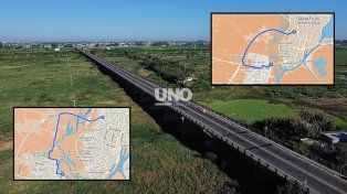 Corte del Puente Carretero. Autopista y Acceso Norte, las opciones de comunicación entre Santa Fe y Santo Tomé.&nbsp;