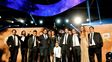Elenco ganador. La serie de la TV Pública se alzó con el premio mayor de la jornada.