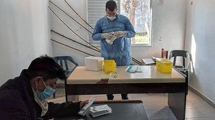 En Paraná vacunaron a personas en situación de calle