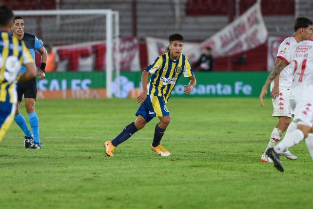 Atento Central. El volante Kevin Ortiz está en la mira de Atlético Tucumán.