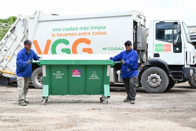 El intendente Ricci aclaró que “estos contenedores no son para tirar escombros