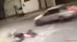 Atropelló a un motociclista, escapó sin darle asistencia y fue detenido por la policía