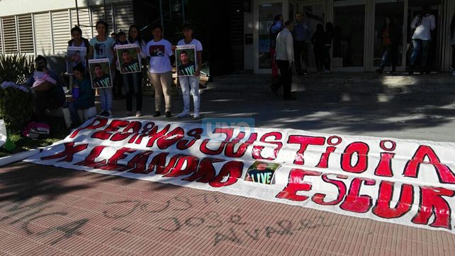 Pidieron celeridad en la elevación a juicio por el crimen de Leandro Escuri