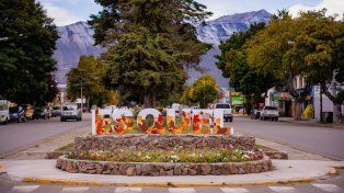 Ingreso a la ciudad de Esquel, Chubut.&nbsp;