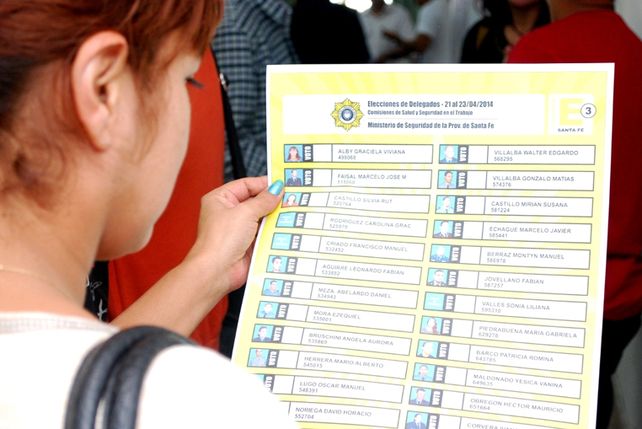Boleta única que se utilizará para la elección.