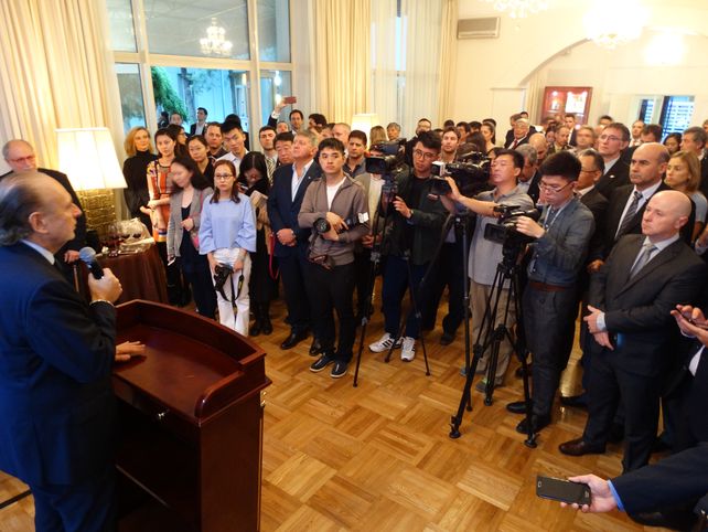 El lanzamiento se llevó a cabo en la embajada argentina en Beijing.