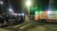 Frank Kudelka chocó con su automóvil contra una moto en Rosario