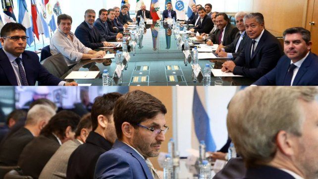 Gobernadores el 3 de junio pasado en un encuentro en el Consejo Federal de Inversiones (CFI) Gobernadores el 3 de junio pasado en un encuentro en el Consejo Federal de Inversiones (CFI)