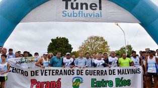 El Túnel Subfluvial recibió la V edición de la carrera pedestre Malvinas: No Olvidar