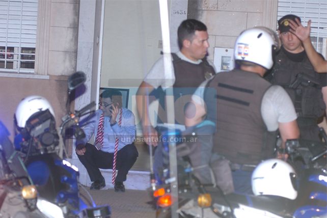 Importante despliegue policial en la zona de la Universidad Nacional de Litoral