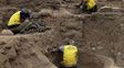 Desentierran un santuario en Perú con frisos de colores de 3.500 años