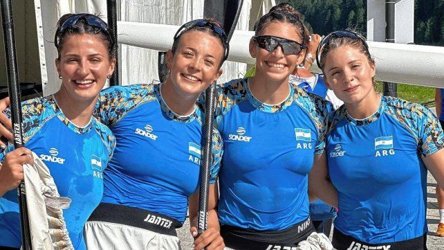 Paulina Contini integró el bote del K4 500 que clasificó a la final en Italia.