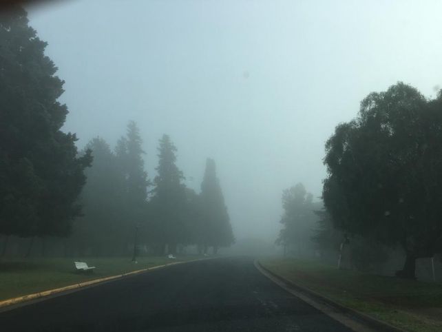 Paraná amaneció fría y con bancos de niebla
