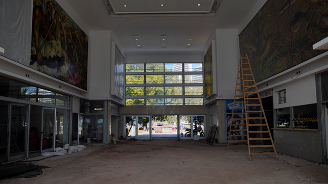 Se resguardan y mantienen los murales de Raúl Domínguez