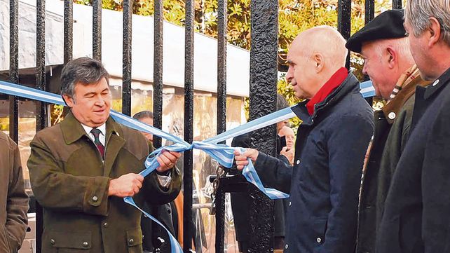 Sintonía. El jefe de gobierno de la ciudad de Buenos Aires participó de la apertura de La Rural junto al titular de la SRA.