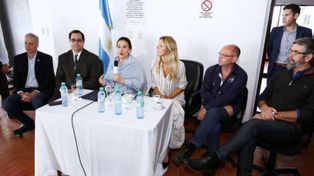 Michetti recorrió obrasen las ciudades deReconquista y Avellaneda