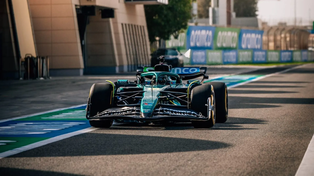 En la previa de los tests de pretemporada de la Fórmula 1, Aston Martin ya saltó a la pista.