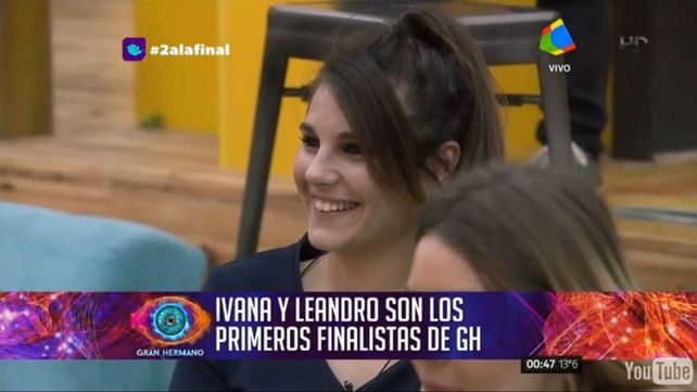 Ivana y Leandro son los primeros finalistas de Gran Hermano que anoche dejó cinco nominados