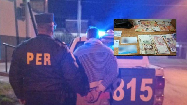 Un hombre fue detenido tras robarle a un conductor de moto UBER