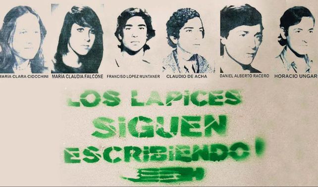 Los rostros de los seis jóvenes de La Plata que siguen desaparecidos tras 456 años de la Noche de los Làpices.