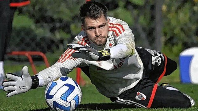 Ezequiel Centurión será el arquero de River en el Cementerio de los Elefantes.