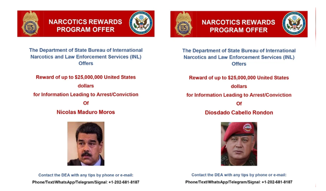 Recompensa por Nicolás Maduro
