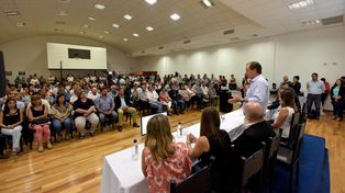 Bordet.&nbsp; Habló de la estricta justicia del plan y reivindicó su pertenencia al justicialismo: Estamos aquí y no nos movimos un centímetro, indicó.