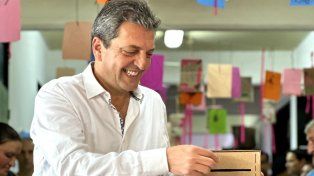 Sergio Massa, ministro de Economía y candidato presidencial de Unión por la Patria (UxP)