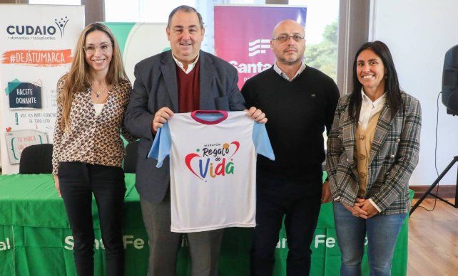 La maratón Regalo de Vida se realizará este domingo a las 9 en la costanera santafesina.