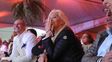 Susana Giménez asistió al desfile de modelos que se hizo en el Grand Hotel de Punta del Este.&nbsp;